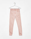 Skinny mid-rise trousers