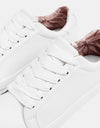 Lace-up trainers with heel detail