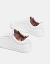 Trainers with heel detail