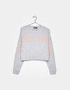 Hoodie with slogan