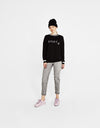 Print sweater