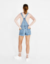 Short denim dungarees