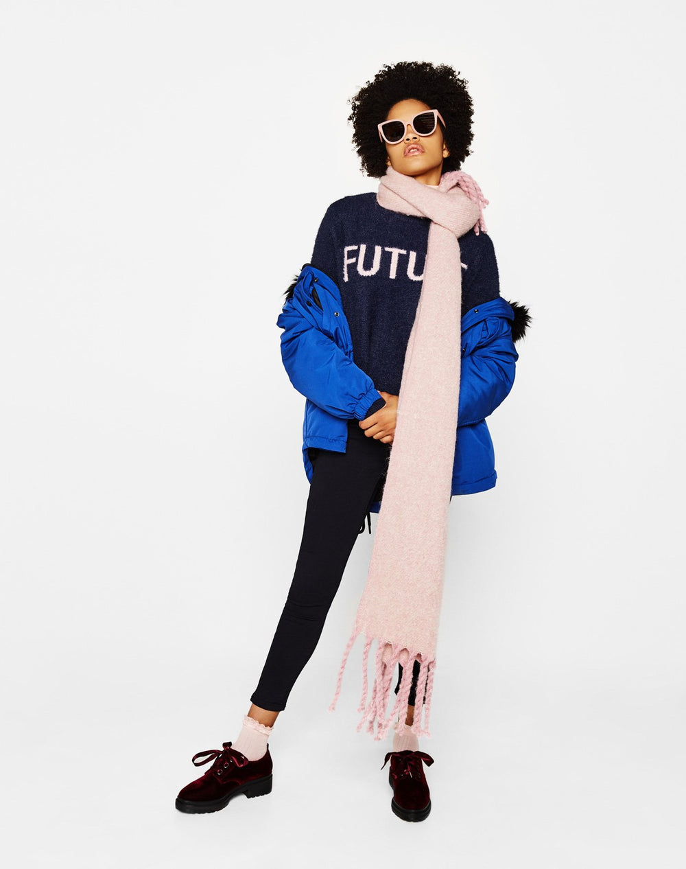 Super skinny mid-rise trousers