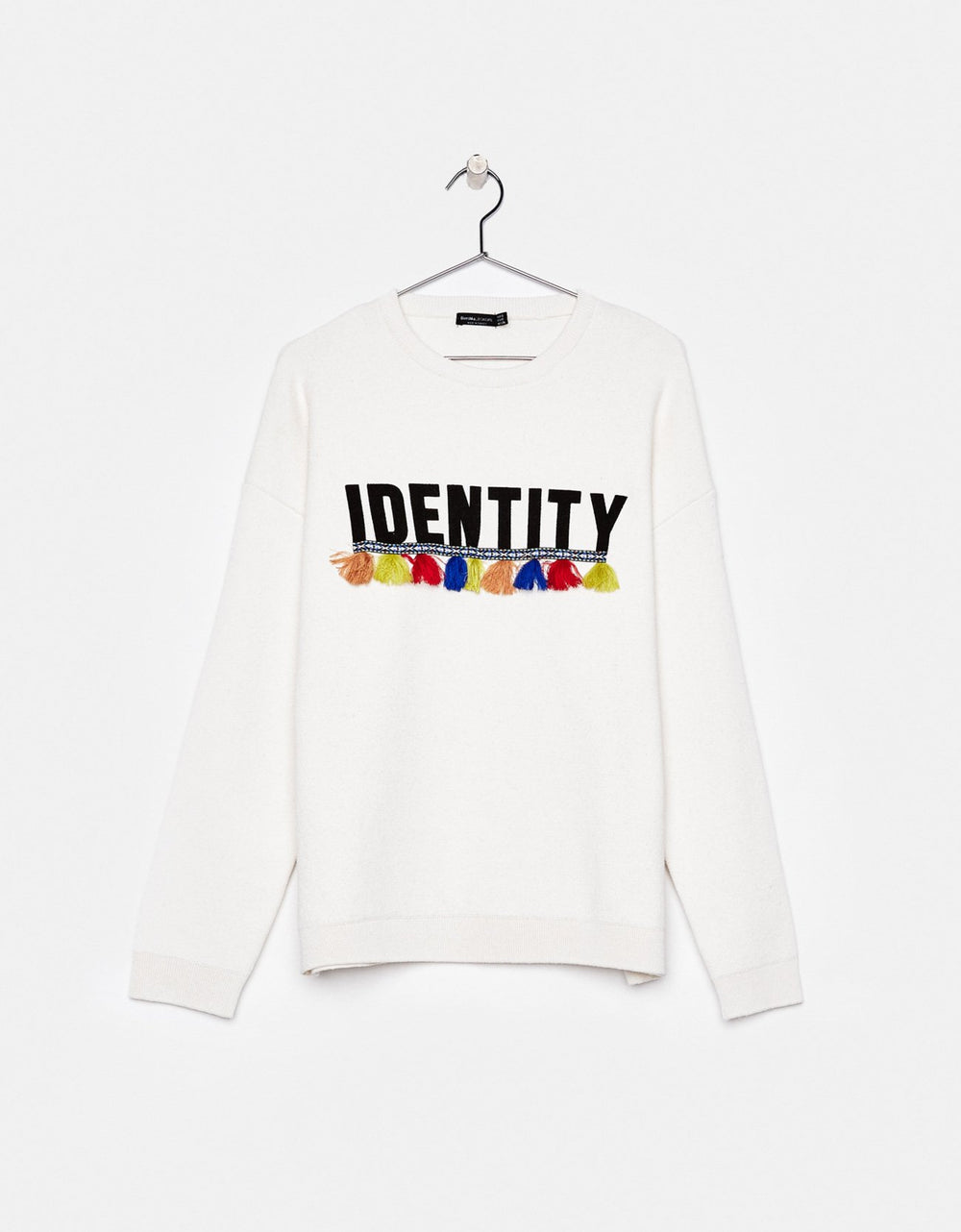 Sweater with slogan