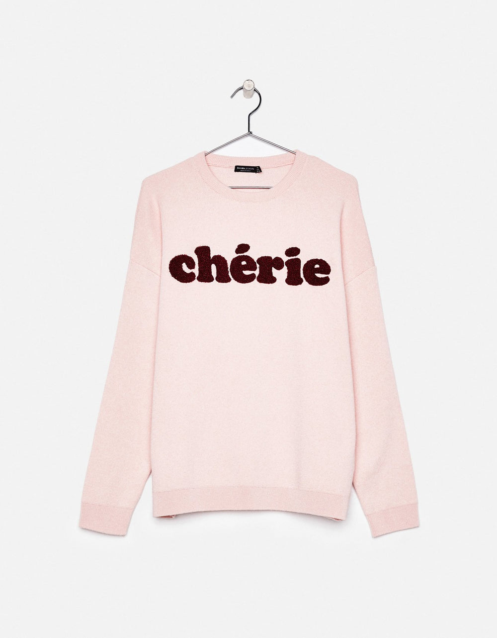 Sweater with slogan